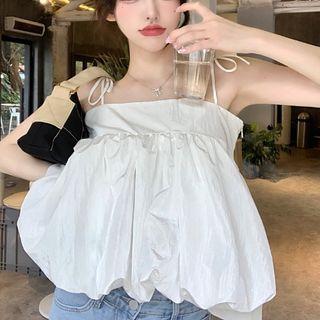 Tie-strap Loose Fit Camisole Top