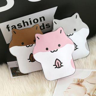 Cartoon Faux-leather Pouch