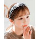 Houndstooth Fabric Hair Band