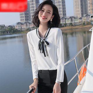 Ribbon Bow Blouse / Pants / Set