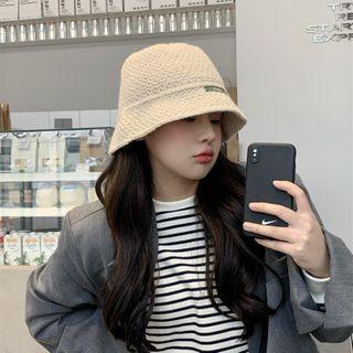 Fluffy Knit Cloche Hat