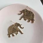 Elephant Dangle Earring 1 Pair - Elephant - One Size