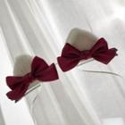 Bow Hair Clip Red - One Size