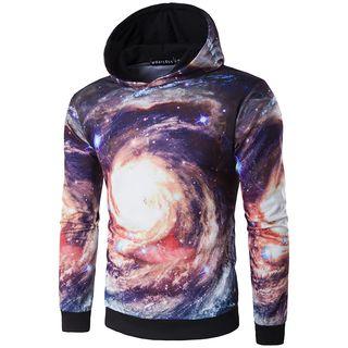 Galaxy Print Hoodie