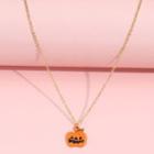 Pumpkin Pendant Necklace Nl310 - Gold - One Size
