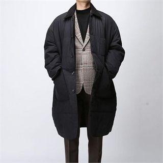 Brushed-fleece Lined Padded Coat