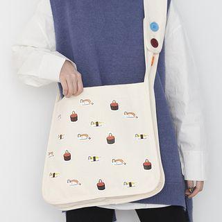 Sushi Canvas Messenger Bag