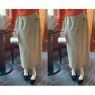 Flap-detail Long Wrap Skirt