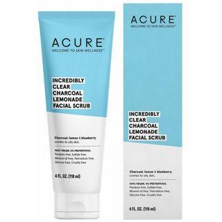 Acure - Incredibly Clear Charcoal Lemonade Facial Scrub 118ml/4oz