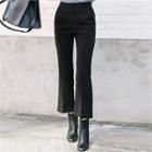 Flat-front Boot-cut Dress Pants