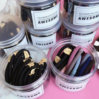 Set Of 15: Plain Hair Tie