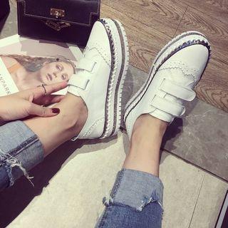 Velcro Brogue Platforms