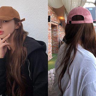 Faux-suede Cap