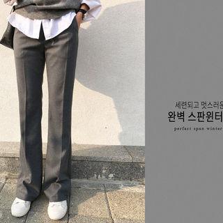Boot-cut Dress Pants For Winter