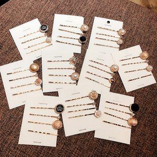 Set Of 4: Hair Clip (various Design)