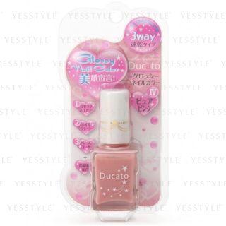 Ducato - Glossy Nail Color N (#04 Pure Pink) 1 Pc