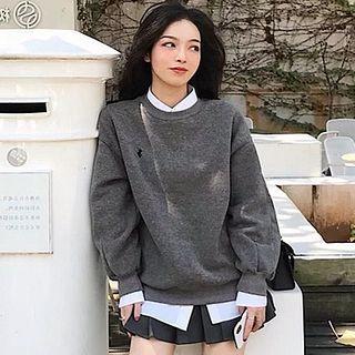 Set: Sweatshirt + Shirt + Mini Skirt