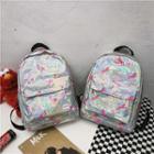 Iridescent Printed Backpack