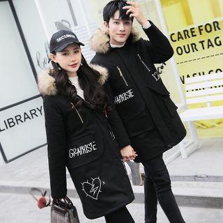 Couple Matching Furry Trim Parka
