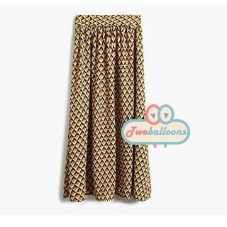 Patterned Maxi Skirt
