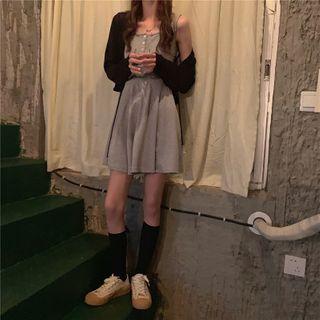 A-line Tank Dress / Cropped Cardigan