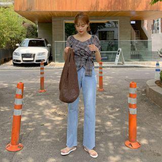 Open-knit Hobo Bag