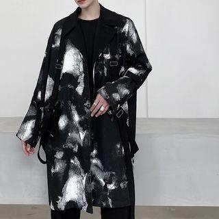 Sashed Painting Long Coat