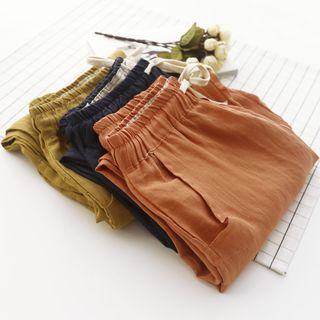 Linen Cotton Capri Harem Pants