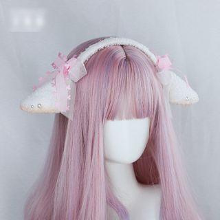 Fluffy Ear Bow Headband