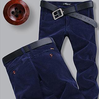 Straight Leg Corduroy Pants