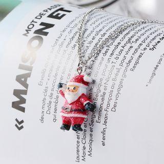 Christmas Santa Alloy Dangle Earring / Necklace