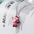 Christmas Santa Alloy Dangle Earring / Necklace