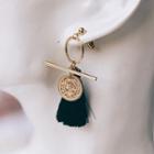 Metallic Tasseled Drop Earring