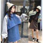 Set: Cropped Hoodie + Jumper Dress