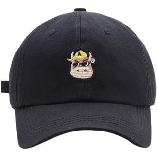 Cow Embroidery Cap