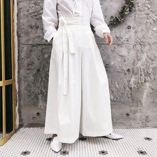 Wide-leg Harem Dress Pants