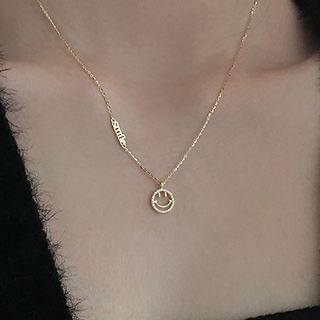 Smiley Face Pendant Necklace / Ring