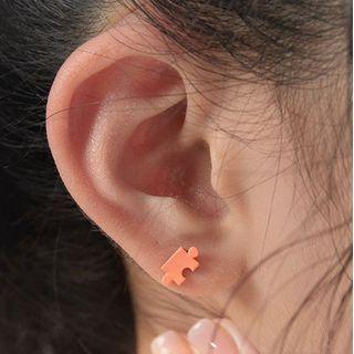 Puzzle Sterling Silver Earring