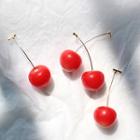 Cherry Dangle Earring 1 Pair - Cherries - One Size