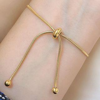 Stainless Steel Bracelet Gold - One Size