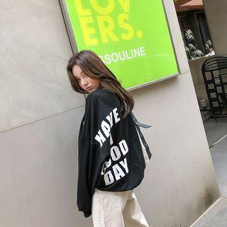 Have A Good Day Letter Sweatshirt