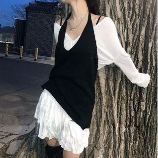 Long-sleeve T-shirt / Halter Top