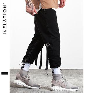 Tie-accent Harem Pants