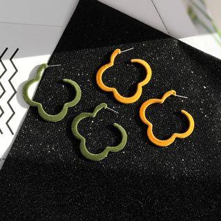 Four Leaf Clovers Stud Earring