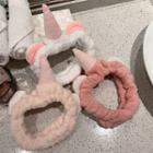 Chenille Unicorn Wash Headband