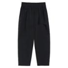 High Waist Loose Fit Pants Black - One Size