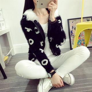 Furry Thick Knit Jacket