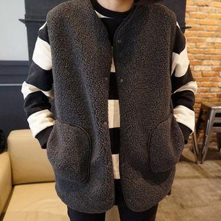 Pocketed Fleece Vest