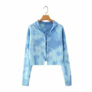 Tie-dyed Cardigan Blue - One Size