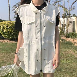 Snap-button Vest